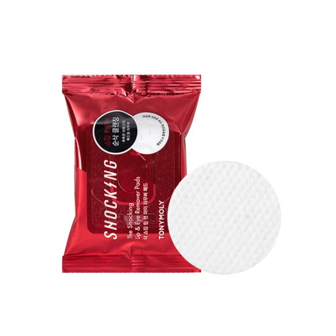 TONYMOLY The Shocking Lip & Eye Remover Pads